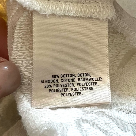 Anthropologie Vanessa Virginia Sheer Lace Swing Tank Top - Picture 6 of 7